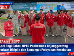 Apel Pagi Sabtu, UPTD Puskesmas Bojonggenteng Perkuat Disiplin Dan Semangat Pelayanan Kesehatan