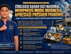 Evaluasi Badan Gizi Nasional, Morpheus Muda Indonesia Apresiasi Presiden Prabowo Dan Titipkan Pesan UMKM Untuk Kepala Badan Baru