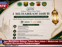 Ayo Meriahkan Gebyar Tahun Baru Islam 1 Muharram 1448 Hijriah Tingkat Kecamatan Kalapanunggal