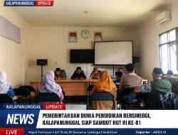 Pemerintah Dan Dunia Pendidikan Bersinergi, Kalapanunggal Siap Sambut HUT RI Ke-81