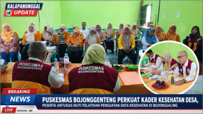 Puskesmas Bojonggenteng Perkuat Kader Kesehatan Desa, Peserta Antusias Ikuti Pelatihan Penguatan Data Kesehatan Di Bojonggaling