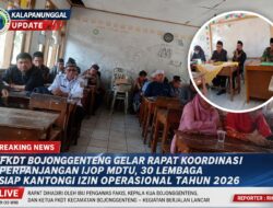 FKDT Bojonggenteng Gelar Rapat Koordinasi Perpanjangan IJOP MDTU, 30 Lembaga Siap Kantongi Izin Operasional Tahun 2026