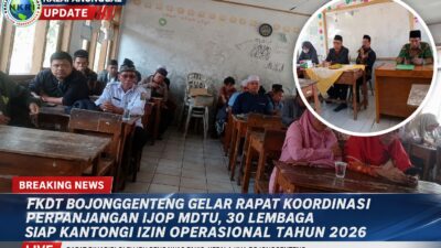 FKDT Bojonggenteng Gelar Rapat Koordinasi Perpanjangan IJOP MDTU, 30 Lembaga Siap Kantongi Izin Operasional Tahun 2026