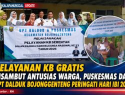 Pelayanan KB Gratis Disambut Antusias Warga, Puskesmas Dan UPT Dalduk Bojonggenteng Peringati Hari IBI 2026