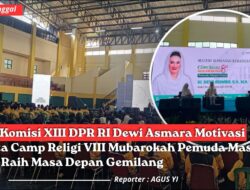 Wakil Komisi XIII DPR RI Dewi Asmara Motivasi Peserta Camp Religi VIII Mubarokah Pemuda Masjid Dunia Raih Masa Depan Gemilang