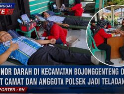 Donor Darah DI Kecamatan Bojonggenteng Dimulai, PLT Camat Dan Anggota Polsek Jadi Teladan