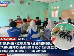 Panitia PHBN Kecamatan Kalapanunggal Matangkan Persiapan HUT RI Ke-81 Tahun 2026, Perkuat Sinergi Dan Gotong Royong