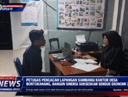 Petugas Pencacah Lapangan Sambangi Kantor Desa Bontokanang, Bangun Sinergi Sukseskan Sensus Ekonomi 2026