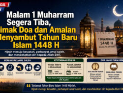 Malam 1 Muharram Segera Tiba, Simak Doa Dan Amalan Menyambut Tahun Baru Islam 1448 H