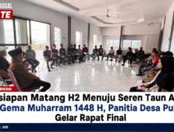 Persiapan Matang H2 Menuju Seren Taun Akbar Dan Gema Muharram 1448 H, Panitia Desa Pulosari Gelar Rapat Final