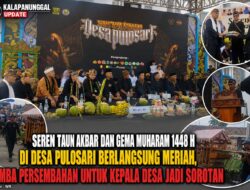 Seren Taun Akbar dan Gema Muharam 1448 H Di Desa Pulosari Berlangsung Meriah, Domba Persembahan Untuk Kepala Desa Jadi Sorotan