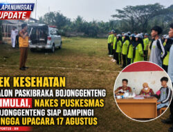 Cek Kesehatan Calon Paskibraka Bojonggenteng Dimulai, Nakes Puskesmas bojonggenteng Siap Dampingi Hingga Upacara 17 Agustus