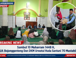 Sambut 10 Muharram 1448 H, KUA Bojonggenteng Dan DKM Urwatul Huda Santuni 70 Mustahik