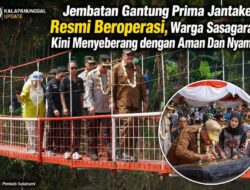 Jembatan Gantung Prima Jantake Resmi Beroperasi, Warga Sasagaran Kini Menyeberang Dengan Aman Dan Nyaman