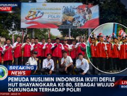 Pemuda Muslim Indonesia Ikuti Defile HUT Bhayangkara Ke-80, Sebagai Wujud Dukungan Terhadap POLRI