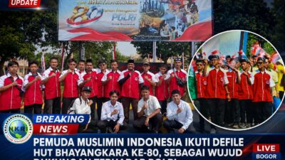 Pemuda Muslim Indonesia Ikuti Defile HUT Bhayangkara Ke-80, Sebagai Wujud Dukungan Terhadap POLRI