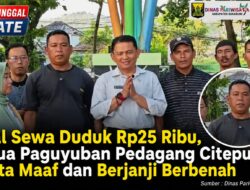 Viral Sewa Duduk Rp25 Ribu, Ketua Paguyuban Pedagang Citepus Minta Maaf Dan Berjanji Berbenah
