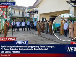 Apel Gabungan Porkomincam Bojonggenteng Penuh Semangat, Plt Camat Tekankan Kesiapan Lomba Desa Mubarokah Dan Gebyar Posyandu