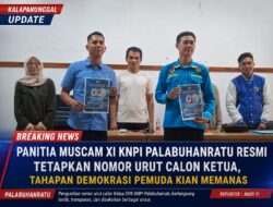 Panitia Muscam XI KNPI Palabuhanratu Resmi Tetapkan Nomor Urut Calon Ketua, Tahapan Demokrasi Pemuda Kian Memanas