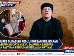 Polres Sukabumi Peduli Korban Kebakaran Kasepuhan Cipta Mulya, Salurkan Bantuan dan Pastikan Pemulihan Berjalan Optimal