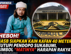 HEBOH! BASB Siapkan Kain Kafan 40 Meter Tutupi Pendopo Sukabumi, Simbol “Matinya” Harapan Rakyat
