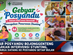Gebyar Posyandu Bojonggenteng Gencarkan Intervensi Stunting, Ajak Warga Datang Ke Posyandu Setiap Bulan