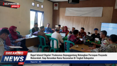 Rapat Intensif Digelar! Puskesmas Bojonggenteng Matangkan Persiapan Posyandu Mubarokah, Siap Harumkan Nama Kecamatan Di Tingkat Kabupaten