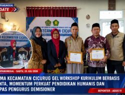 KKMA Kecamatan Cicurug Gelar Workshop Kurikulum Berbasis Cinta, Momentum Perkuat Pendidikan Humanis Dan Lepas Pengurus Demisione