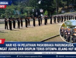 Hari Ke-14 Pelatihan Paskibraka Parungkuda, Semangat Juang Dan Disiplin Terus Ditempa Jelang HUT RI ke-81