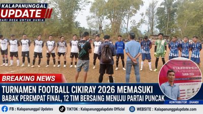 Turnamen Football Cikiray 2026 Memasuki Babak Perempat Final, 12 Tim Bersaing Menuju Partai Puncak