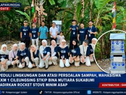 Peduli Lingkungan Dan Atasi Persoalan Sampah, Mahasiswa KKM 1 Cileungsing STKIP Bina Mutiara Sukabumi Hadirkan Rocket Stove Minim Asap