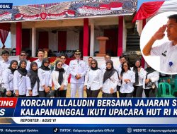 Korcam Illaludin Bersama Jajaran SPPG Kalapanunggal Ikuti Upacara HUT RI Ke-81