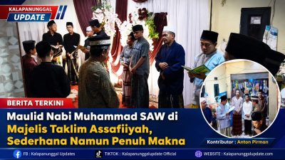 Maulid Nabi Muhammad SAW Di Majelis Taklim Assafiiyah, Sederhana Namun Penuh Makna