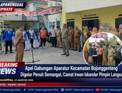Apel Gabungan Aparatur Kecamatan Bojonggenteng Digelar Penuh Semangat, Camat Irwan Iskandar Pimpin Langsung