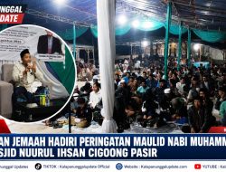 Ratusan Jamaah Hadiri Peringatan Maulid Nabi Muhammad SAW Di Masjid Nuurul Ihsan Cigoong Pasir