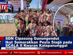 SDN Cipasung Gunungendut Ikut Semarakkan Pesta Siaga pada SCALA II Kwaran Kalapanunggal