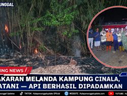 Kebakaran Melanda Kampung Cinala, Sukatani — Api Berhasil Dipadamkan