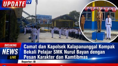 Camat dan Kapolsek Kalapanunggal Kompak Bekali Pelajar SMK Nurul Bayan dengan Pesan Karakter dan Kamtibmas