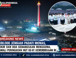 100.000 Jemaah Padati Monas, Zikir Dan Doa Kebangsaan Menggema, Awali Peringatan HUT Ke-81 Kemerdekaan RI