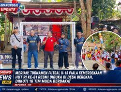 Meriah! Turnamen Futsal U-13 Piala Kemerdekaan HUT RI Ke-81 Resmi Dibuka Di Desa Berekah, Diikuti 16 Tim Muda Berbakat