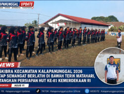 Paskibra Kecamatan Kalapanunggal 2026 Tetap Semangat Berlatih di Bawah Terik Matahari, Matangkan Persiapan HUT Ke-81 Kemerdekaan RI