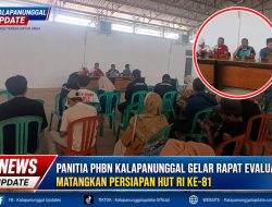Panitia PHBN Kalapanunggal Gelar Rapat Evaluasi, Matangkan Persiapan HUT RI Ke-81