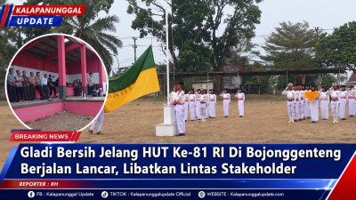 Gladi Bersih Jelang HUT Ke-81 RI Di Bojonggenteng Berjalan Lancar, Libatkan Lintas Stakeholder