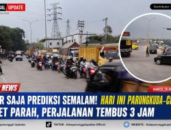 Benar Saja Prediksi Semalam! Hari Ini Parungkuda–Cibadak Macet Parah, Perjalanan Tembus 3 Jam