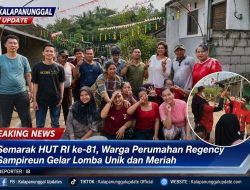 Semarak HUT RI ke-81, Warga Perumahan Regency Sampireun Gelar Lomba Unik Dan Meriah