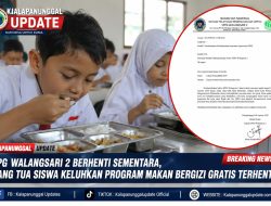 SPPG Walangsari 2 Berhenti Sementara, Orang Tua Siswa Keluhkan Program Makan Bergizi Gratis Terhenti