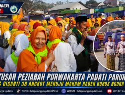 Ratusan Peziarah Purwakarta Padati Parungkuda, 8 Bus Diganti 38 Angkot Menuju Makam Raden Boros Ngora Ciambar