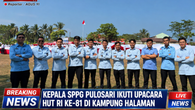 Kepala SPPG Pulosari Ikuti Upacara HUT RI ke-81 Di Kampung Halaman