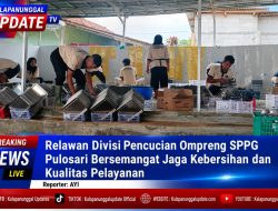 Relawan Divisi Pencucian Ompreng SPPG Pulosari Bersemangat Jaga Kebersihan dan Kualitas Pelayanan
