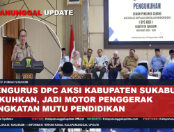65 Pengurus DPC AKSI Kabupaten Sukabumi Dikukuhkan, Jadi Motor Penggerak Peningkatan Mutu Pendidikan